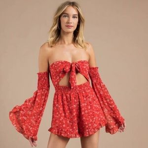 Tobi Off The Shoulder Romper